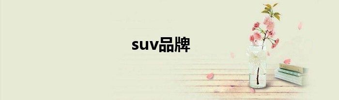 suv品牌