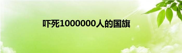 吓死1000000人的国旗